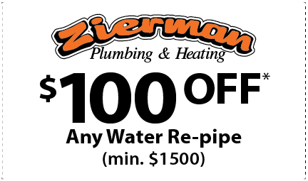 $100 off water re -pipe copy $100 off water re -pipe copy
