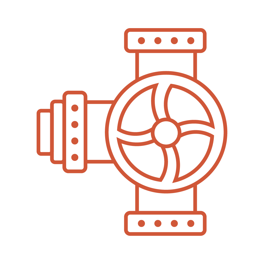 commercial plumbing services - valve icon