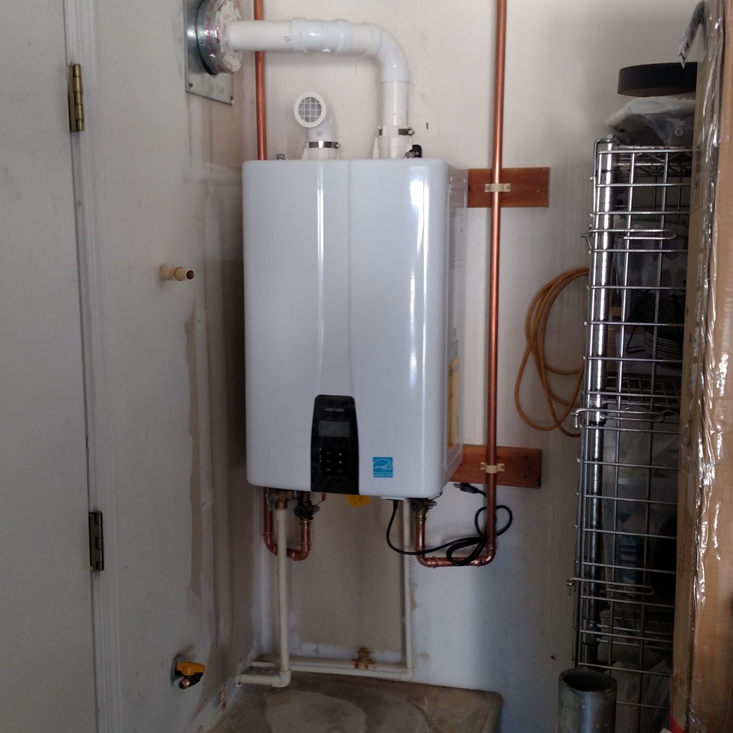 tankless-after Tankless Water Heater Installed